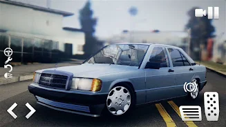 Mercedes 190E: Crime City Ride স্ক্রিনশট 0