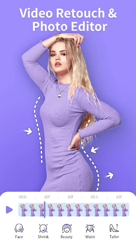 PrettyUp - Vídeo Body Editor Captura de tela 0
