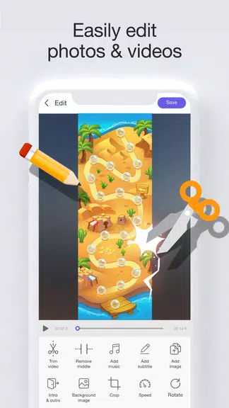 Screen Recorder With Audio And Facecam, Screenshot ဖန်သားပြင်ဓာတ်ပုံ 3