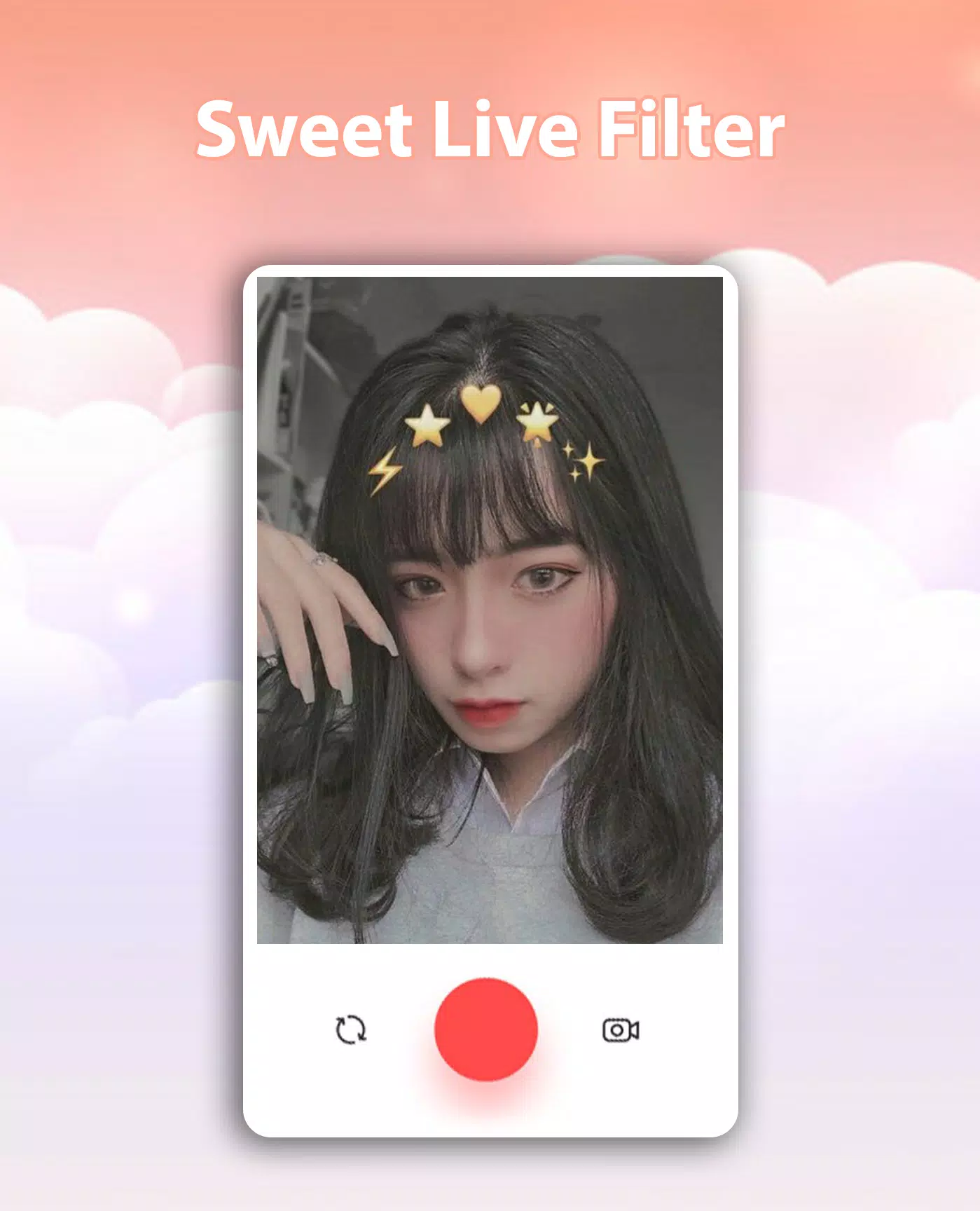 Sweet Live Filter Face Camera Capture d'écran 2