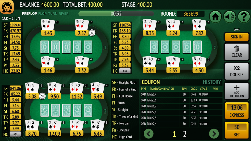 Bet on Poker Скриншот 0