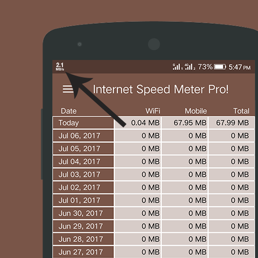 Internet Speed Meter Pro應用截圖第0張