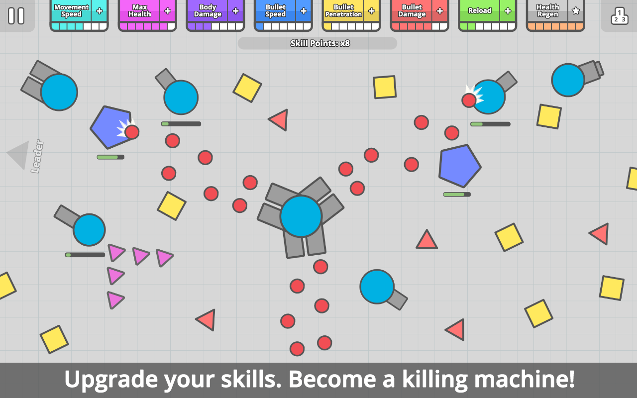 diep.io スクリーンショット 2