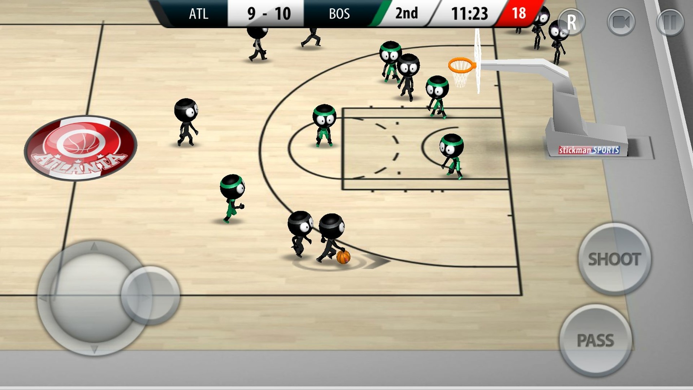 Stickman Basketball 2017 Скриншот 0