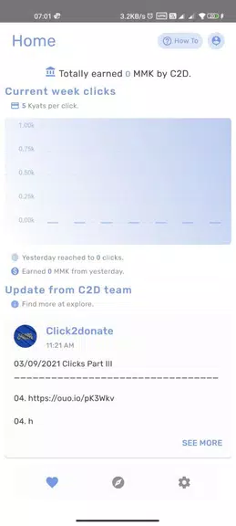 Click 2 donate Tangkapan skrin 0