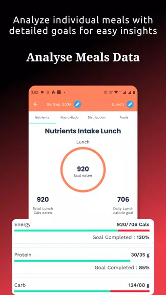 Food Tracker & Calorie Counter Captura de pantalla 1