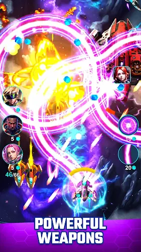 Star Thunder: Space Shooter ဖန်သားပြင်ဓာတ်ပုံ 1