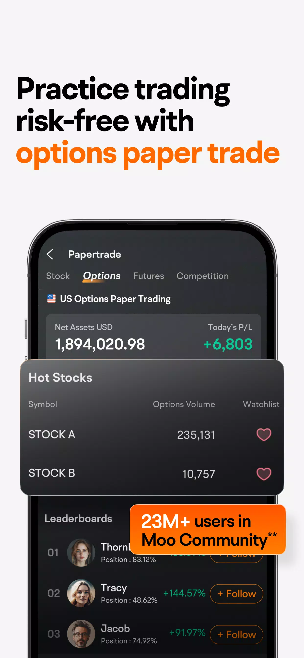 moomoo: options & stocks Captura de tela 2