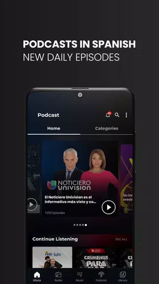 Uforia: Radio, Podcast, Music Ảnh chụp màn hình 1