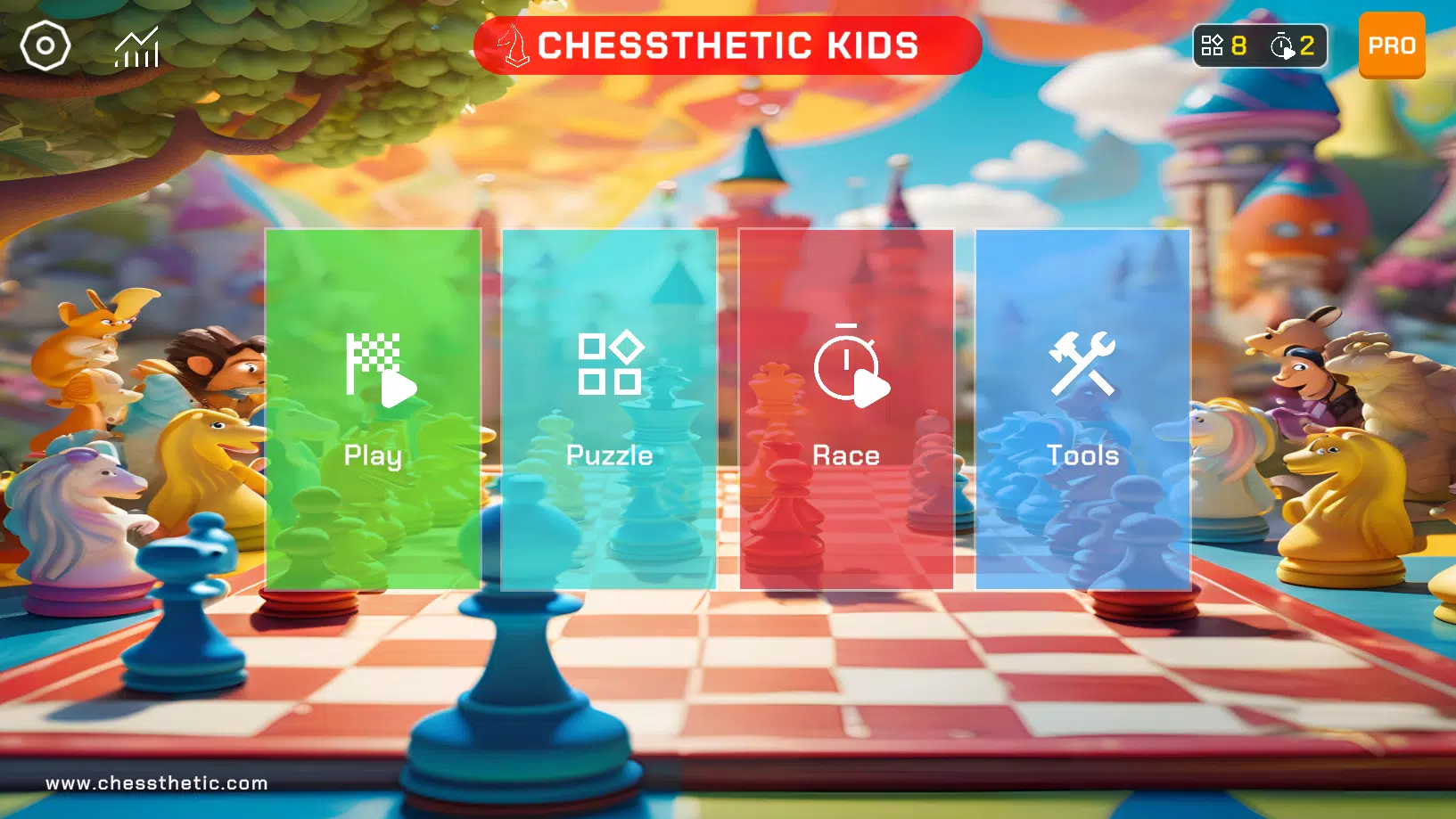 Chessthetic Kids ภาพหน้าจอ 0