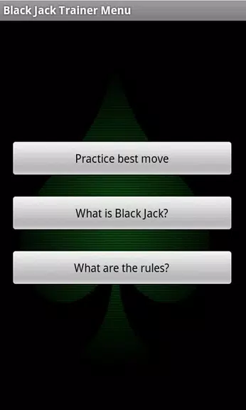 Black Jack Trainer 스크린샷 3