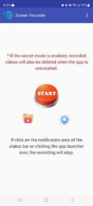 Simple Secret Screen Recorder Ảnh chụp màn hình 0