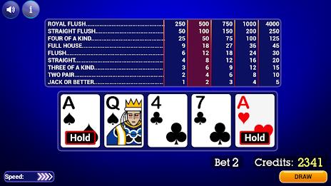 Video Poker: Multi Hand 스크린샷 0