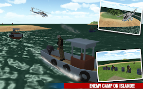 Police Boat Shooting Games 3D 스크린샷 1