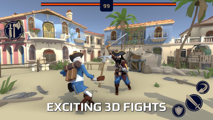 Slash Polygon: Medieval PVP Captura de pantalla 1