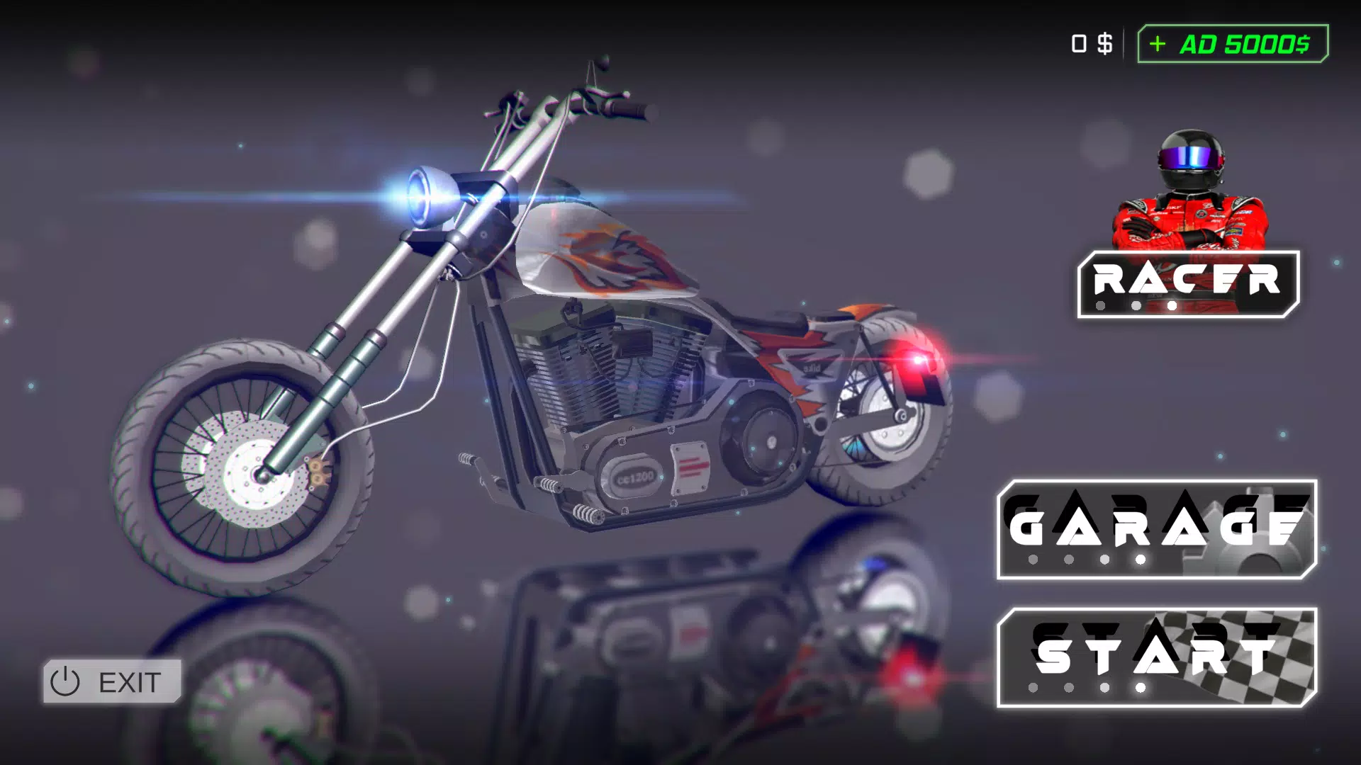 Harley Turbo Motorcycle Racing