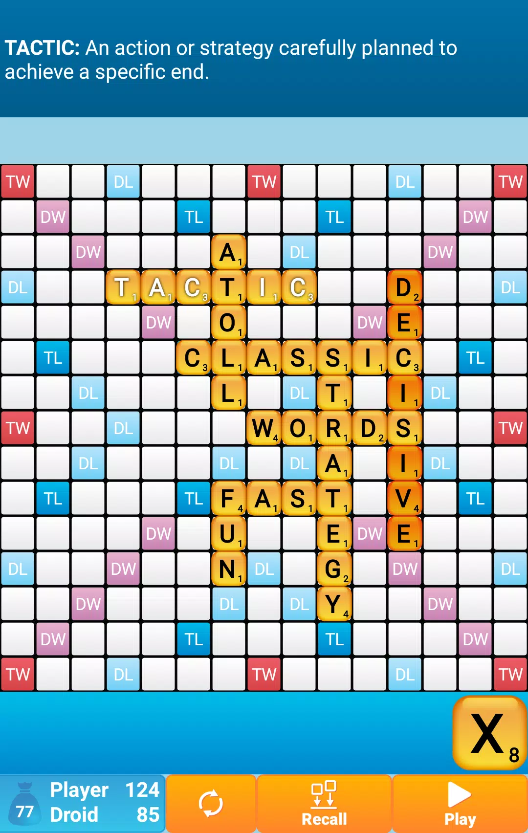 Classic Words Solo Screenshot 2