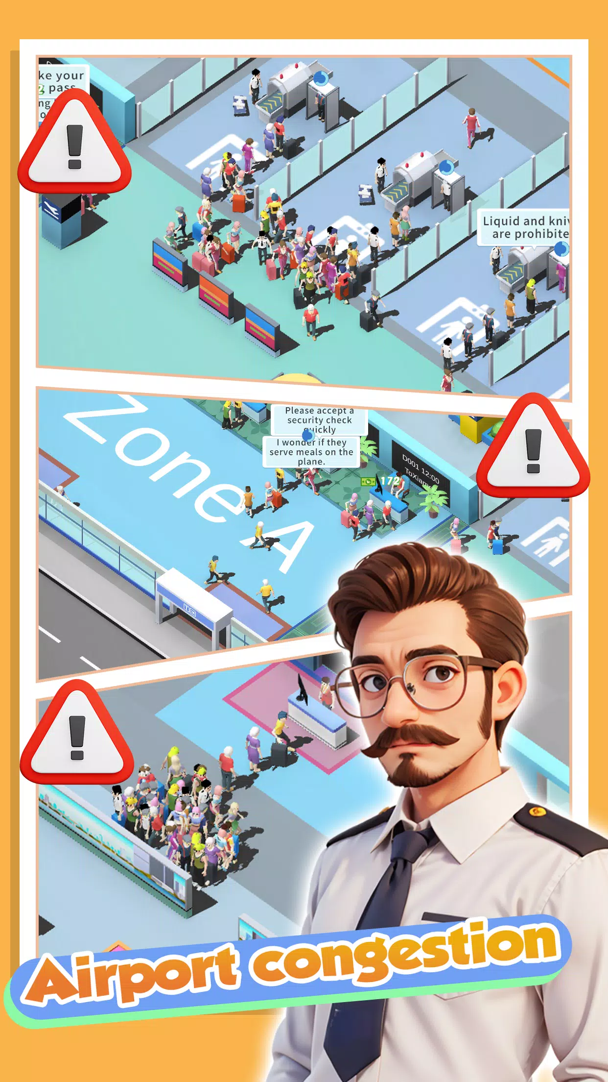 Happy Airport：Simulator স্ক্রিনশট 0