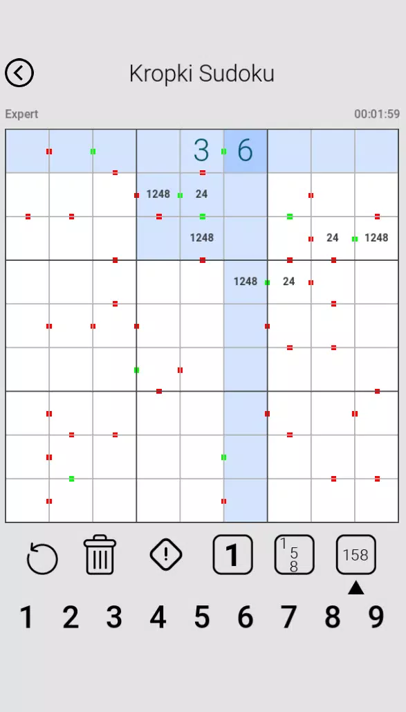 Dot Sudoku Ekran Görüntüsü 1