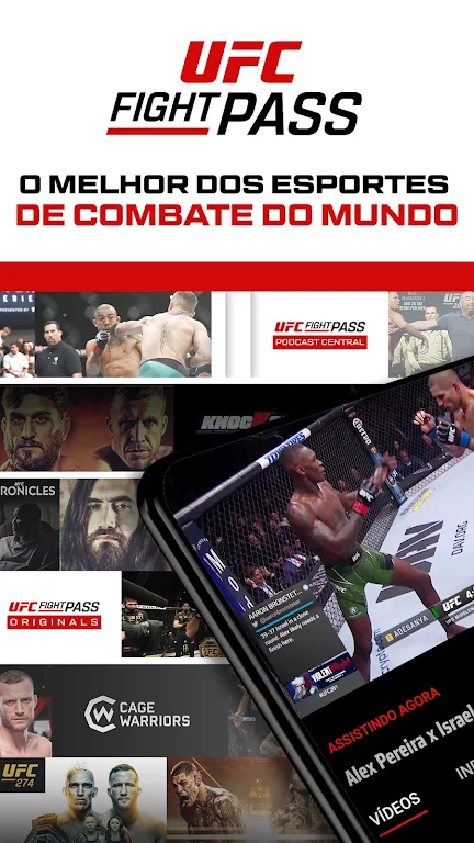 UFC Fight Pass - MMA ao vivo Screenshot 0