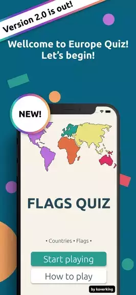 Flags Quiz:  World Geo Trivia Скриншот 0