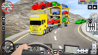 Car Transporter Truck Games 3D Captura de tela 2