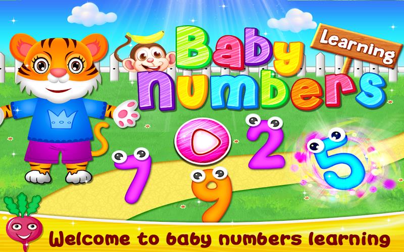 Baby Numbers Learning Game Ảnh chụp màn hình 0