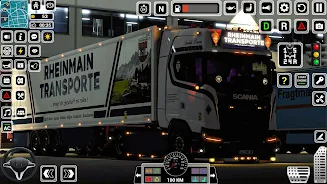 Euro Truck Driving Games 3D Capture d'écran 3