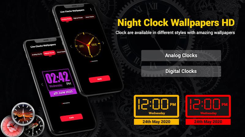 Smart Digital Clock Wallpapers Скриншот 1