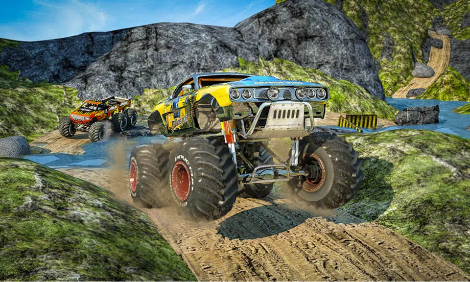 Monster 4x4 Offroad Jeep Stunt Racing 2019 スクリーンショット 1