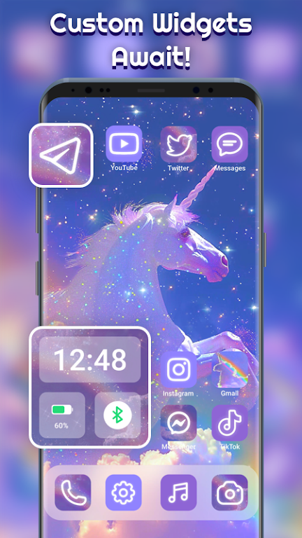 Themepack – App Icons, Widgets Mod Captura de tela 2