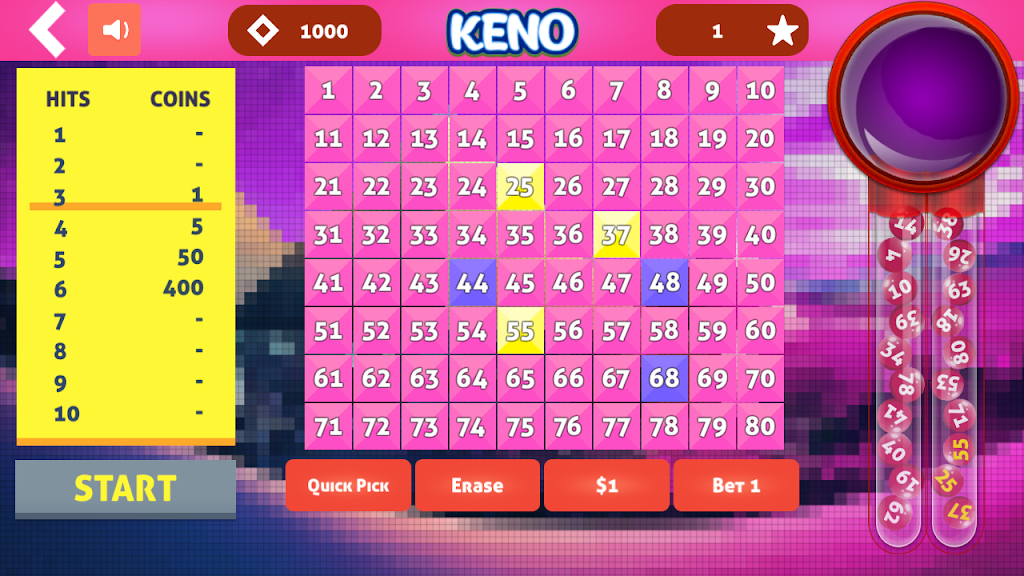 Cleo Keno - Free Keno Game應用截圖第1張
