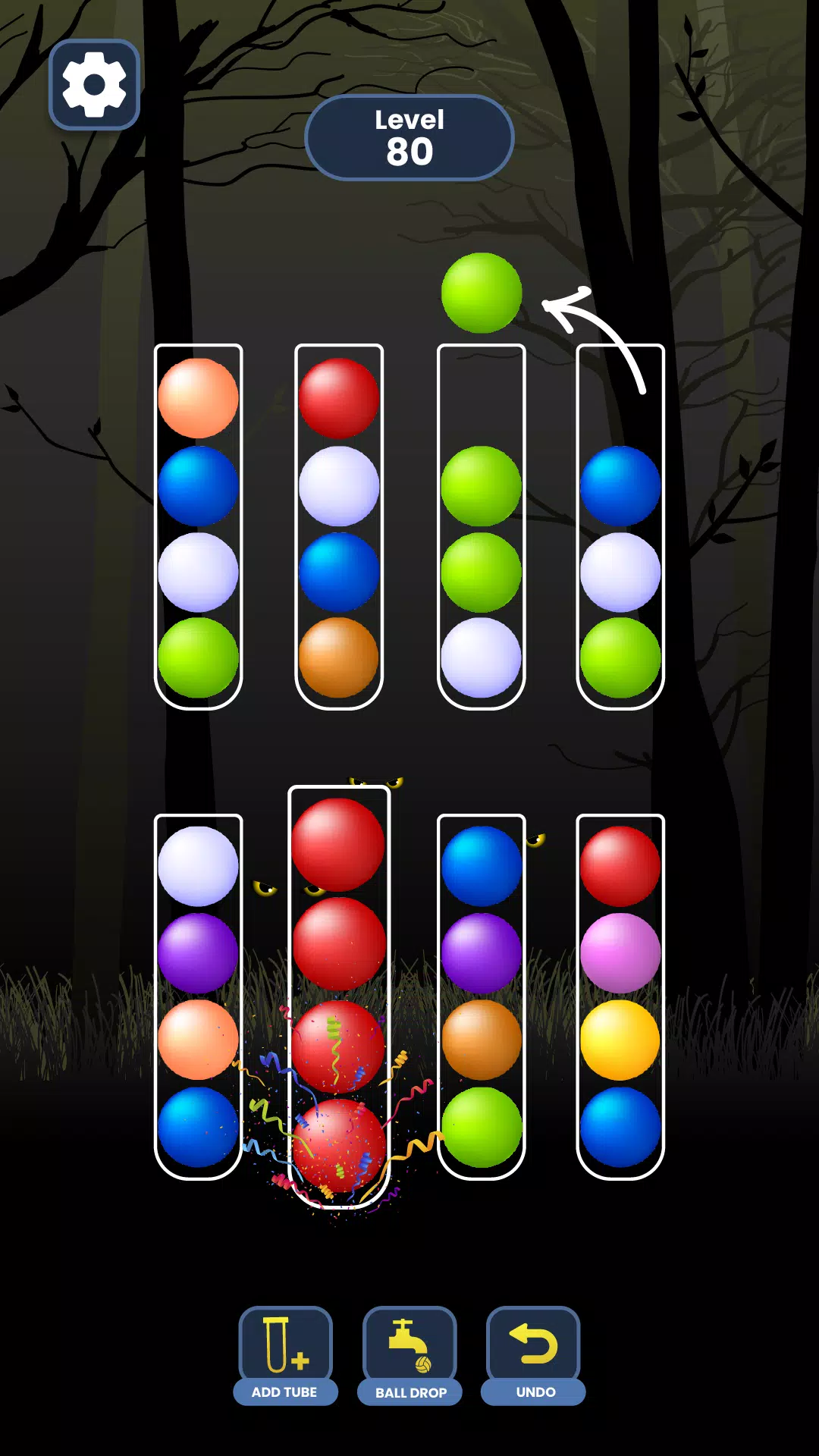 Ball Sort: Color Puzzle Game Schermafbeelding 2