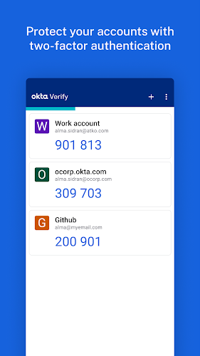 Okta Verify Captura de tela 1