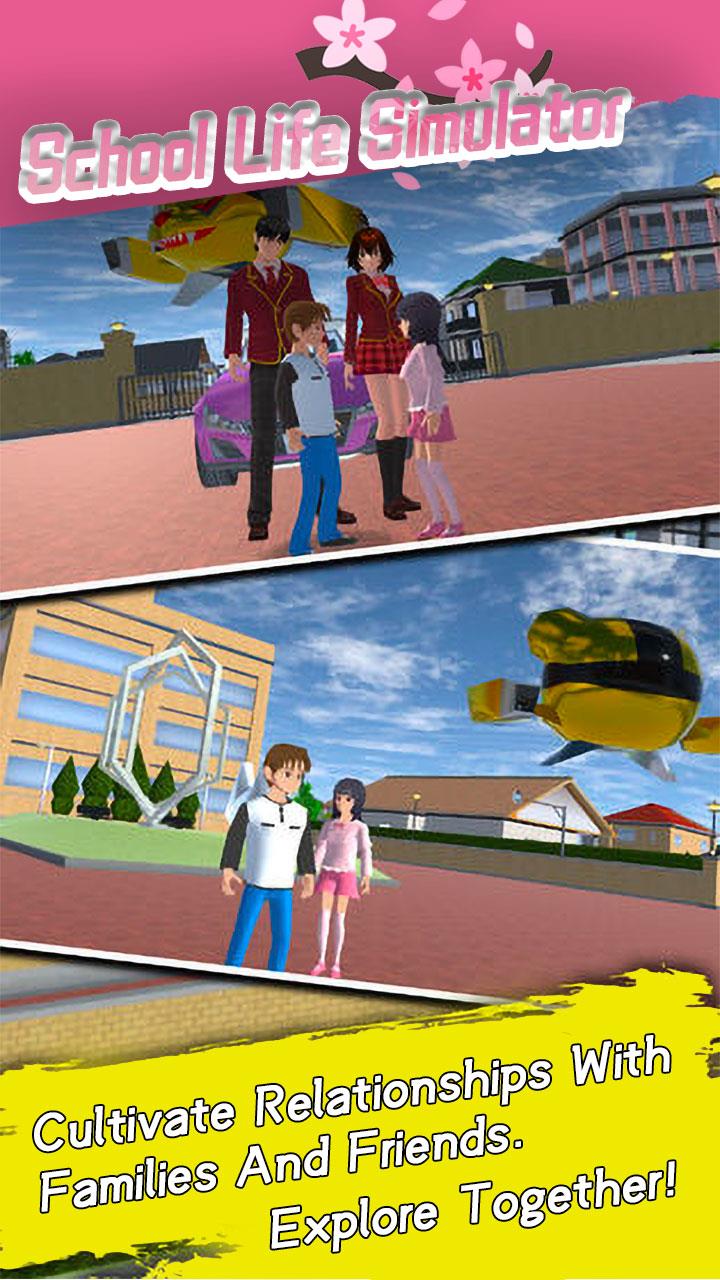 School Life Simulator Ảnh chụp màn hình 1