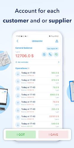 Konnash :  Bookkeeping App ภาพหน้าจอ 1