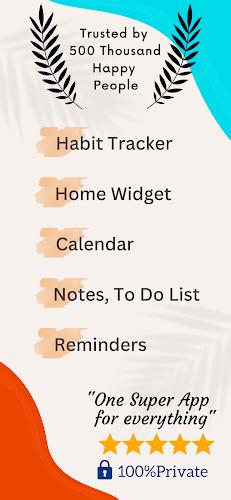 Habit Tracker Planner HabitYou Schermafbeelding 0