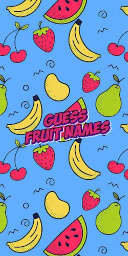 Guess the fruit name game Zrzut ekranu 0