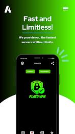 Plato VPN Super Fast Secure Ảnh chụp màn hình 3