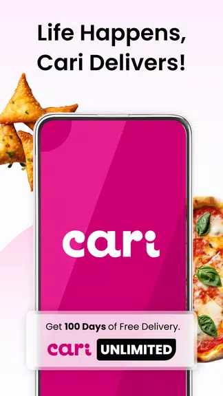 Cari: The best food delivered Screenshot 0