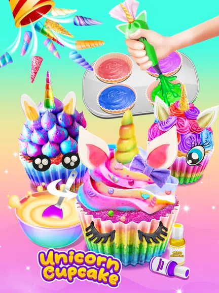 Cupcake Maker: Unicorn Cupcake Скриншот 2