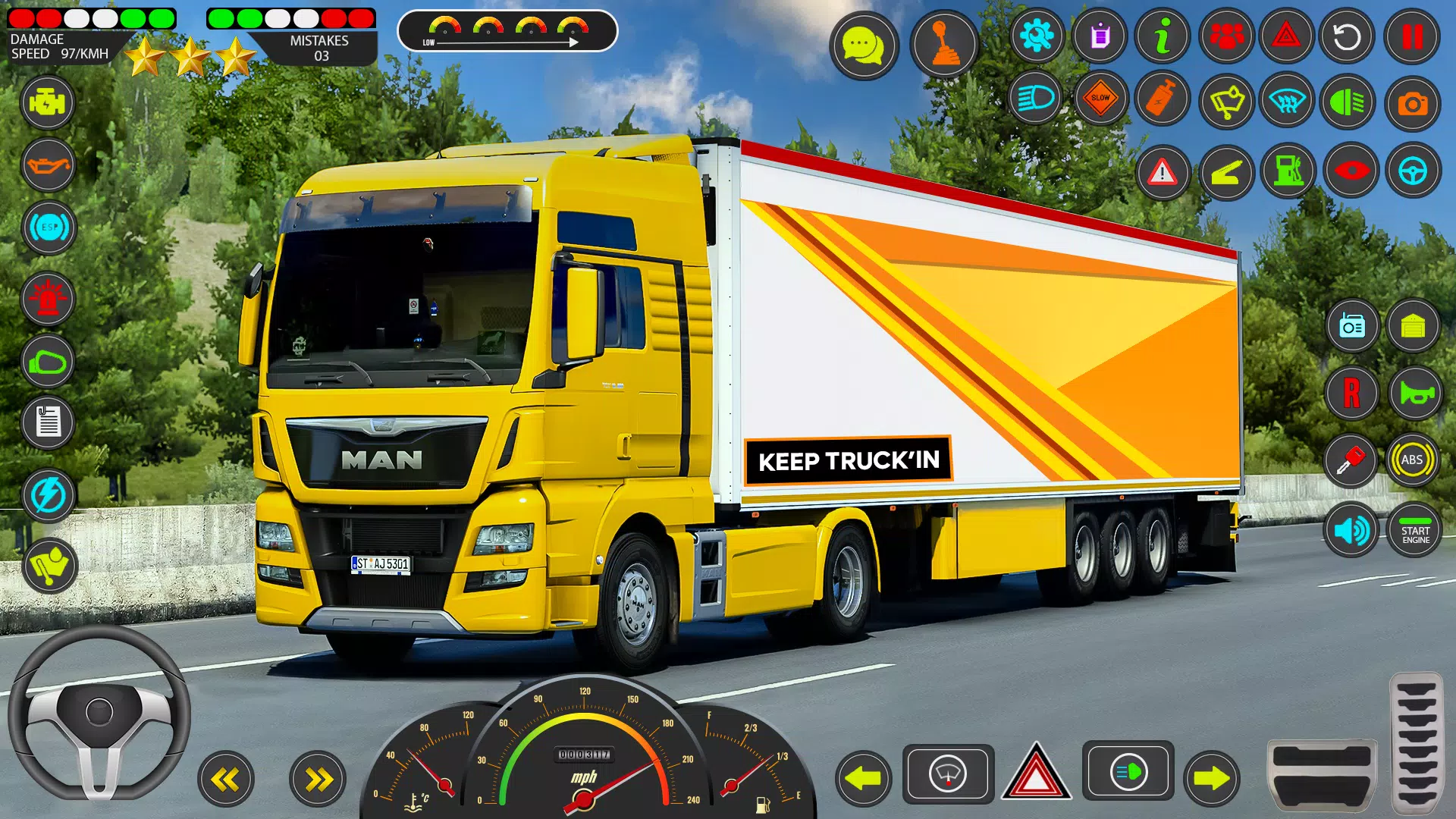 Euro Truck Games Sim 3d Capture d'écran 0