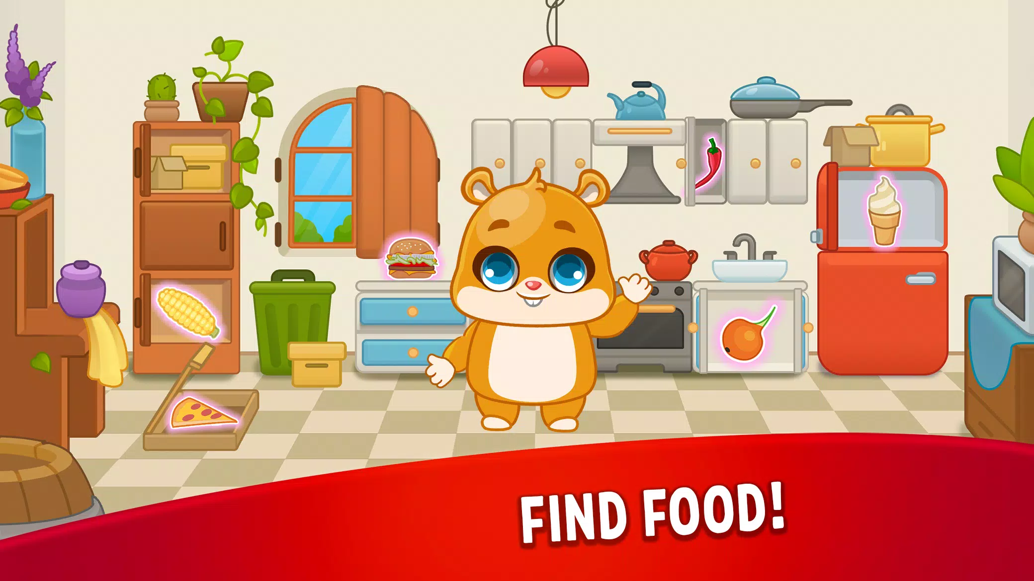 Hamster House: Kids Mini Games Captura de tela 2