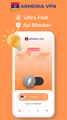 Armenia VPN - Private Proxy স্ক্রিনশট 1