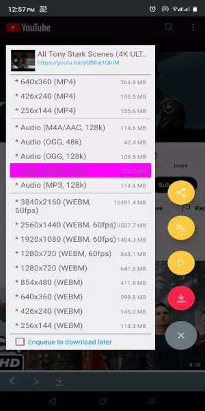 TubeMate Video Downloader Captura de tela 2