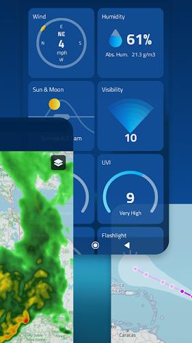 Schermata Weather Today Radar Launcher 3