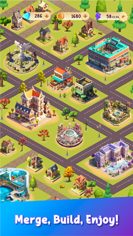 Merge Island - Dream Town Game Ảnh chụp màn hình 0