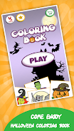 Kids coloring book halloween ภาพหน้าจอ 2