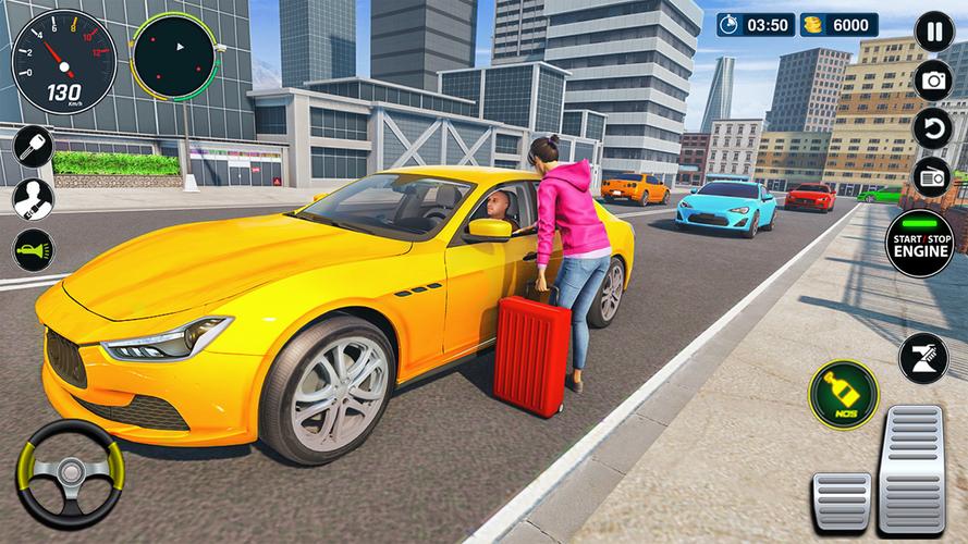 Auto volante- Jeux de conduite Capture d'écran 3