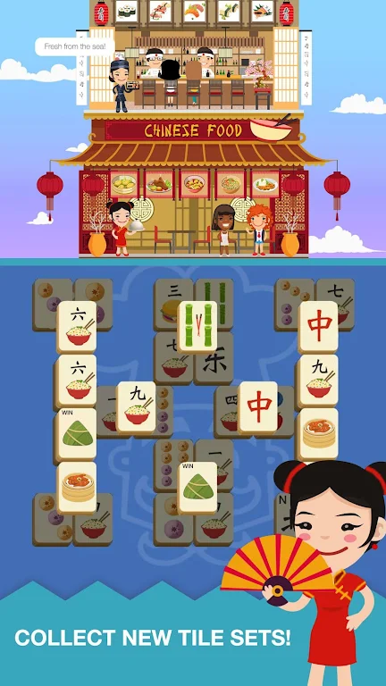 Mahjong Cooking Tower - Match & Build Your Tower Tangkapan skrin 1